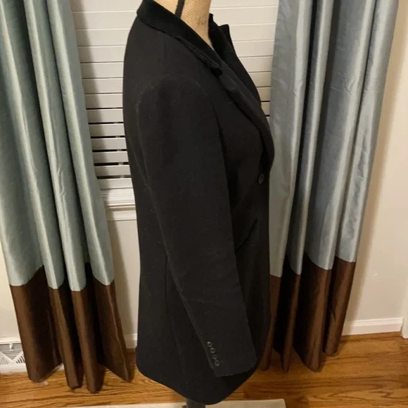 Bird by JUICY COUTURE Black Wool Coat Size M - Picture 5 of 8